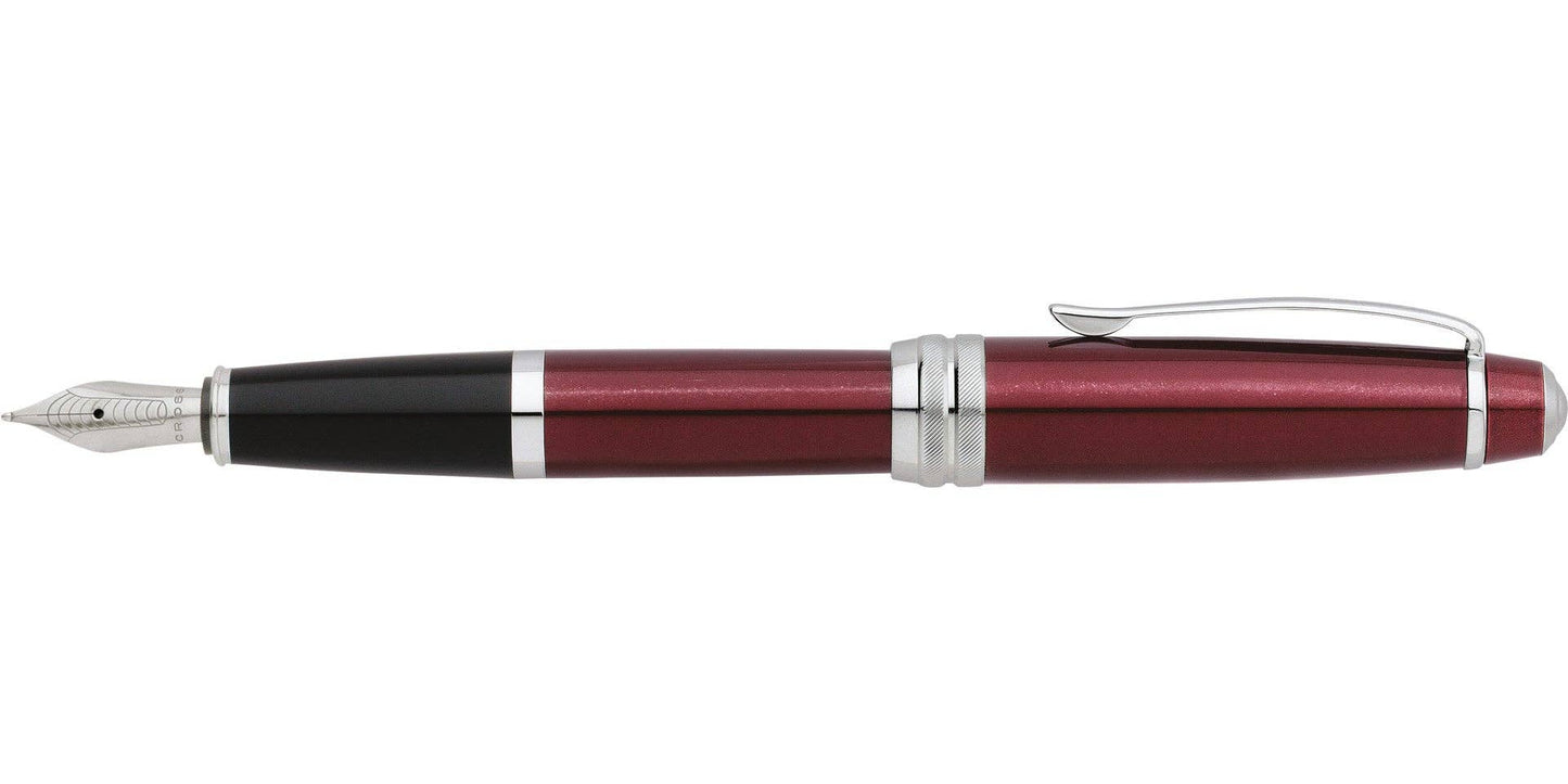 Bailey™ by AT Cross Red Lacquer Stainless Steel Medium Nib Fountain Pen