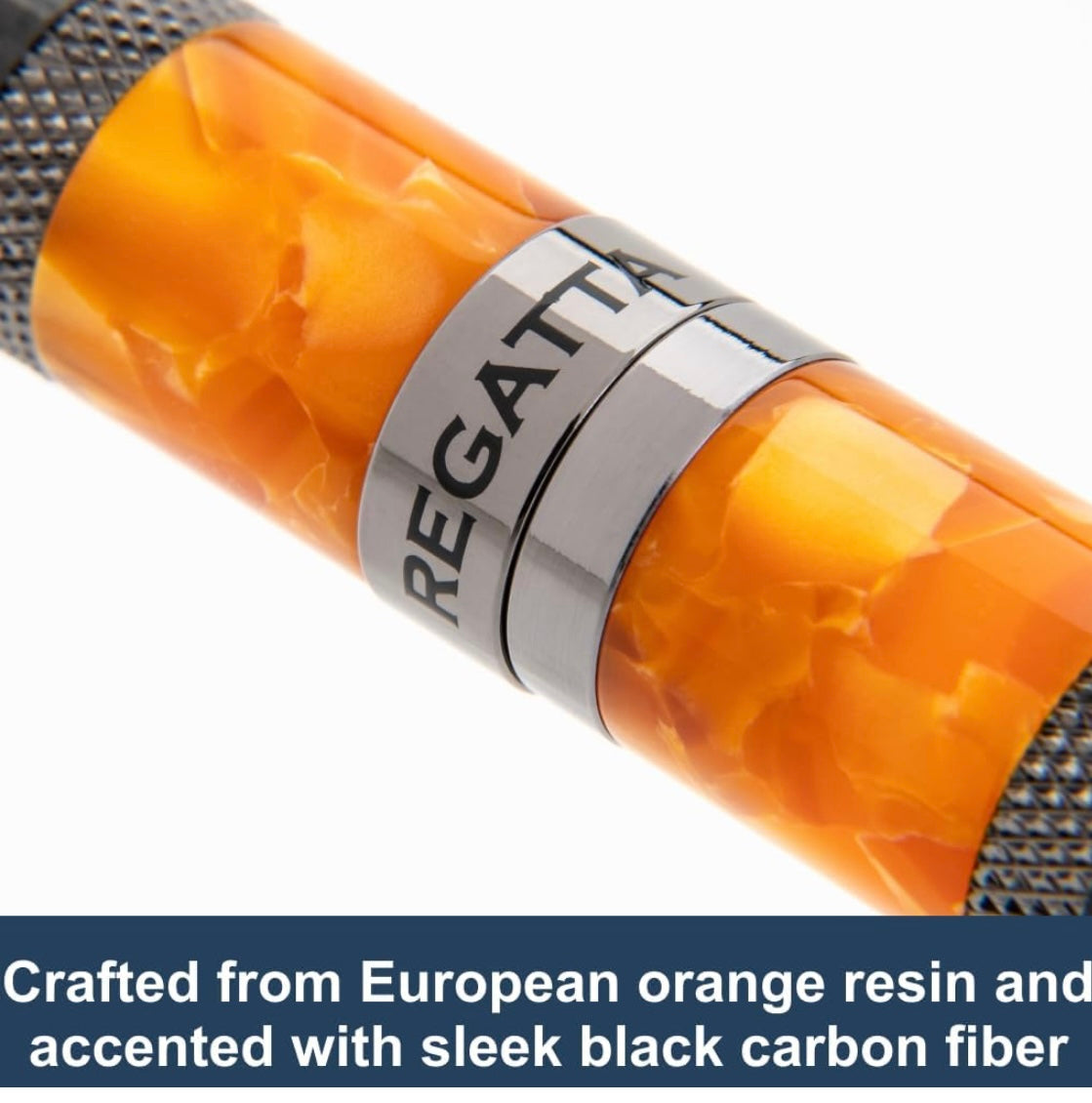 Monteverde USA® Regatta Sport™, Orange Fountain Pen, Full Carbon Fiber