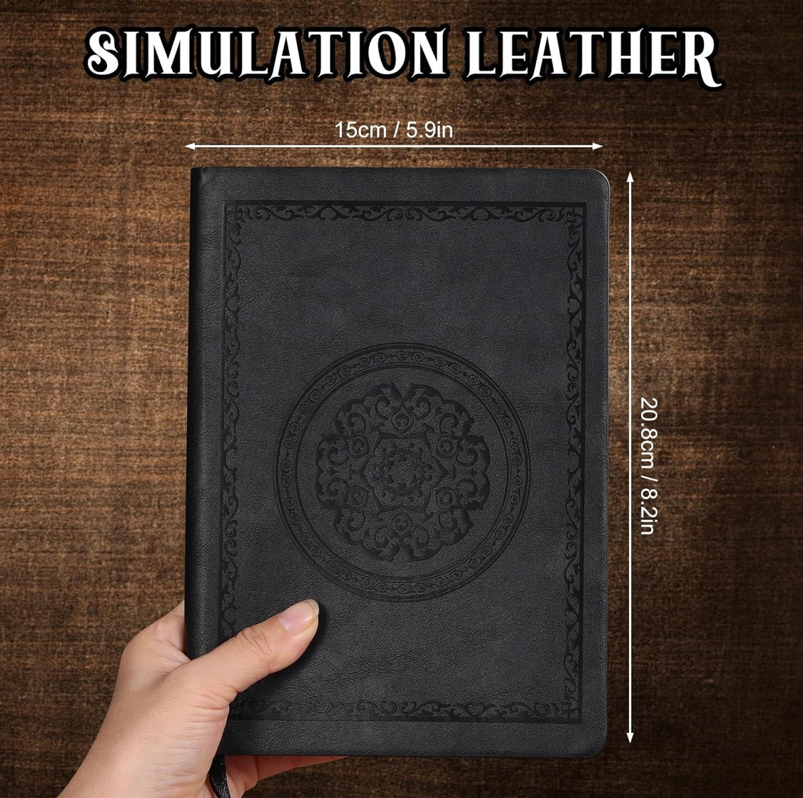 Leather vintage journal notebook
