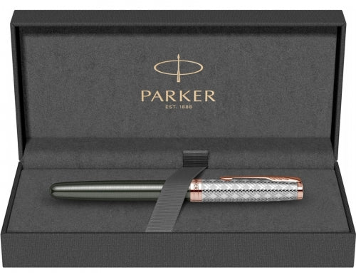 Sonnet Premium Metal & Gray PGT Fountain Pen (2119788)