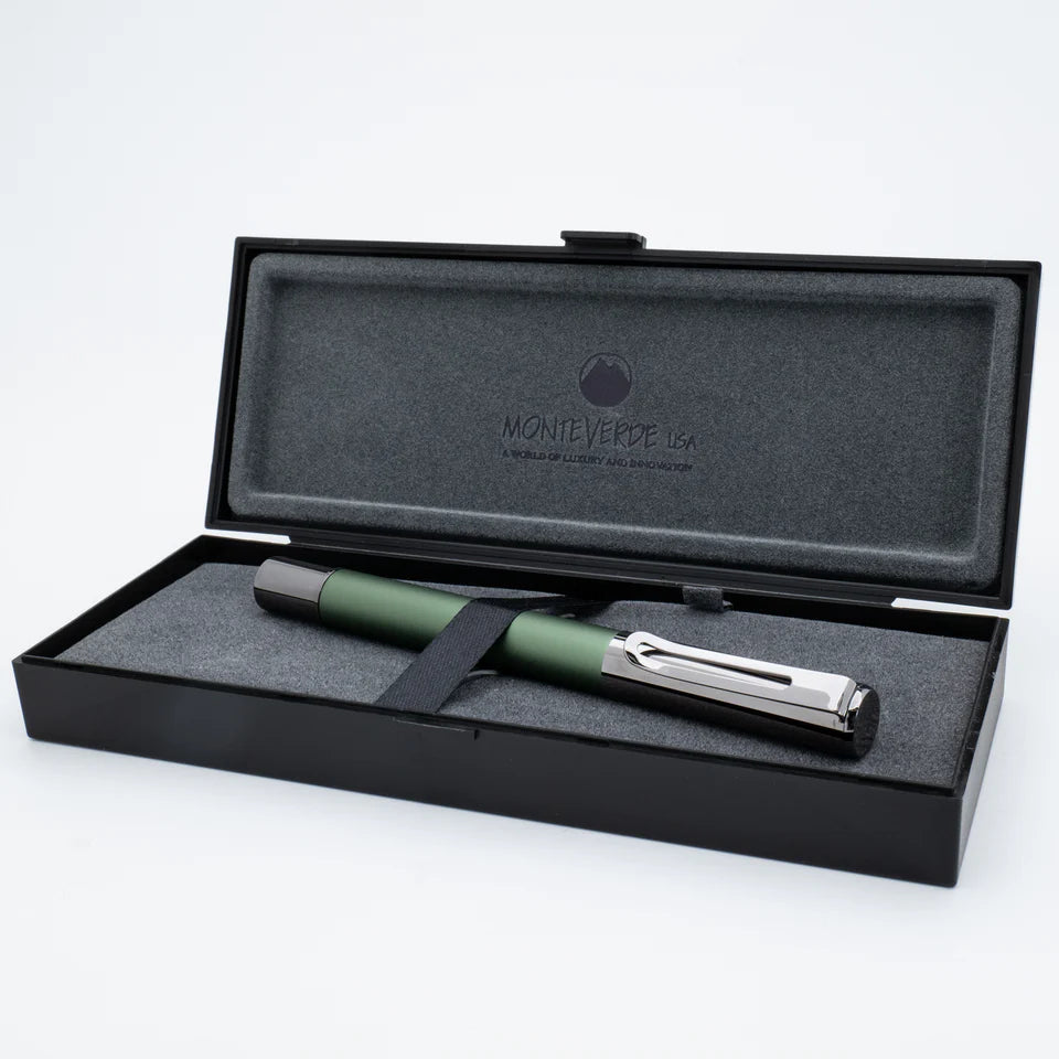 Monteverde USA® Ritma Fountain Pen Anodized Green w/ JoWo Medium Nib