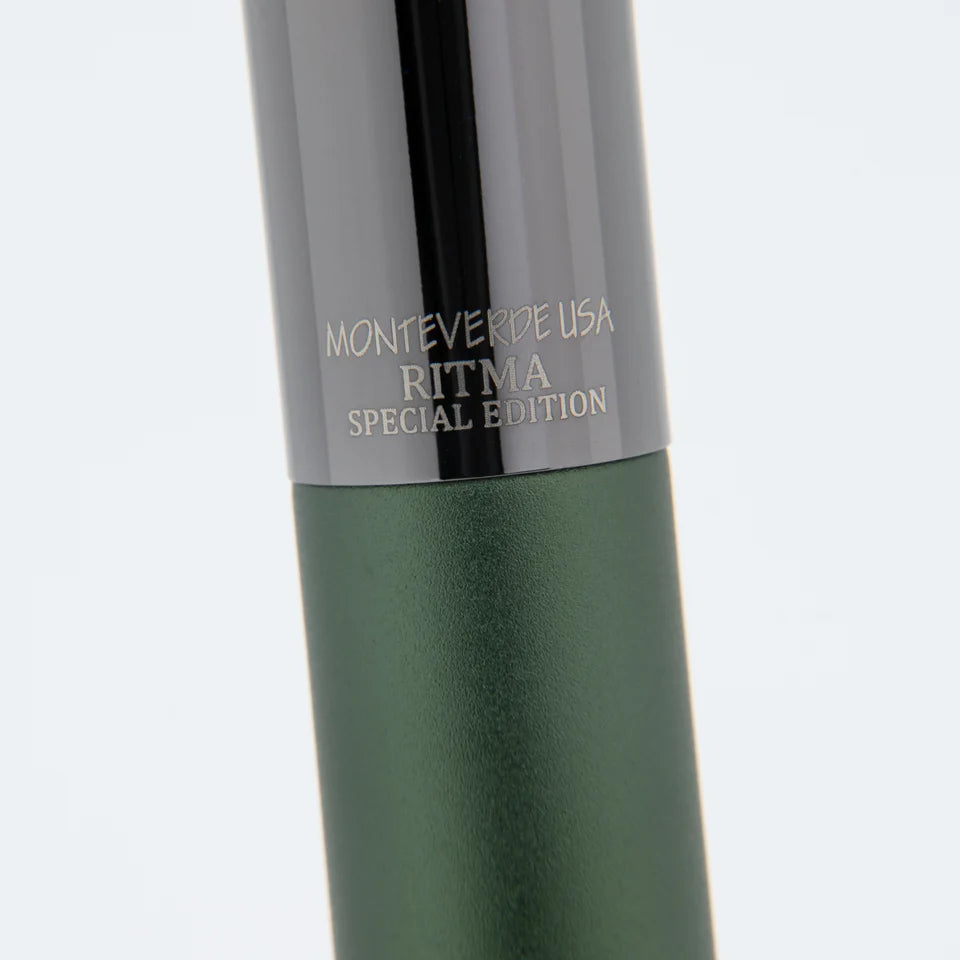 Monteverde USA® Ritma Fountain Pen Anodized Green w/ JoWo Medium Nib