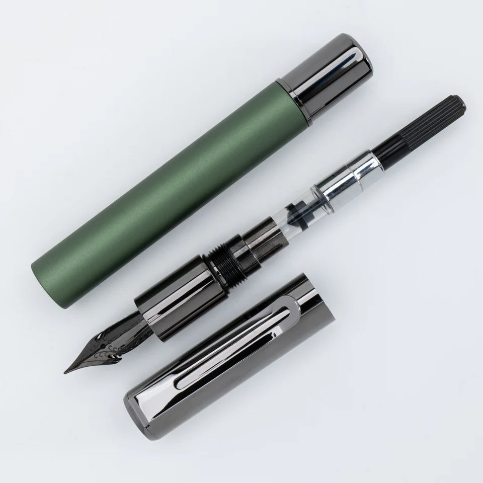 Monteverde USA® Ritma Fountain Pen Anodized Green w/ JoWo Medium Nib
