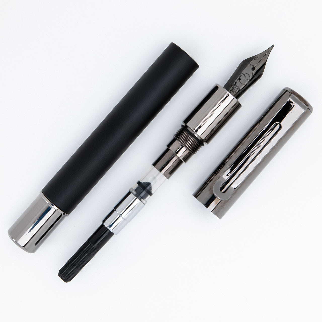 Monteverde USA® Ritma Fountain Pen Anodized Black w/ JoWo Medium Nib