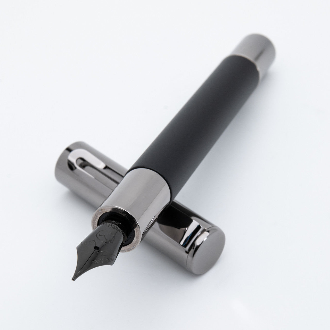 Monteverde USA® Ritma Fountain Pen Anodized Black w/ JoWo Medium Nib