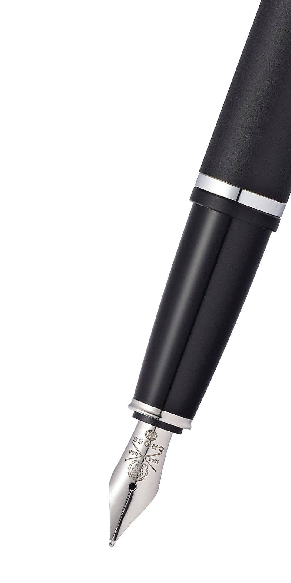 Calais™ by AT Cross Matte Black Medium Nib Fountain Pen