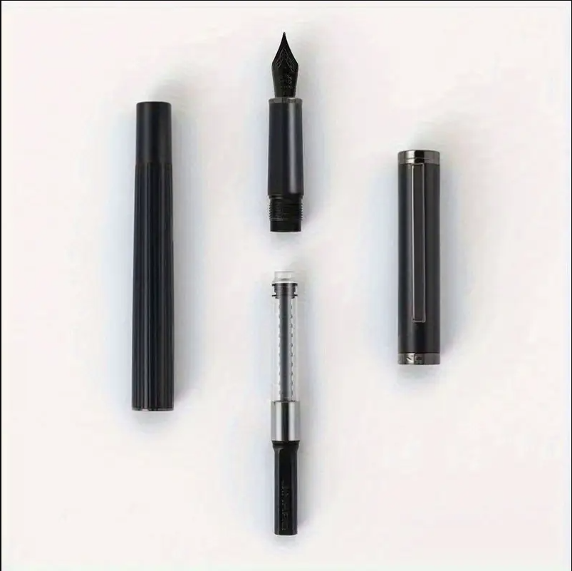 BLUE Premium New Jinhao 88 Metal Brass Fountain Pen Fine Nib (.5mm)