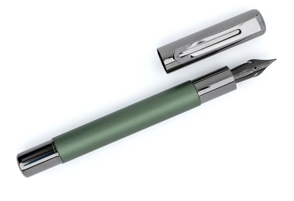 Monteverde USA® Ritma Fountain Pen Anodized Green w/ JoWo Medium Nib
