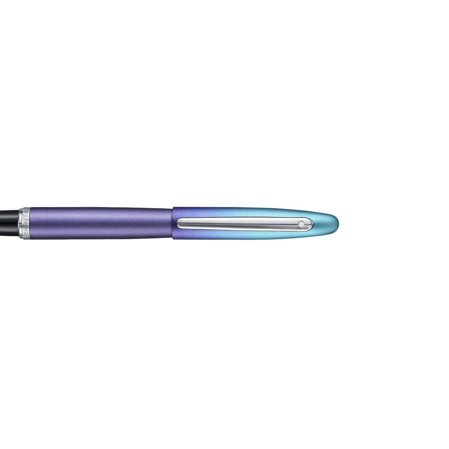 Sheaffer VFM 9430 Expressions Blue and Purple Pearlised Gradient Fountain Pen with Chrome-Plated Trims