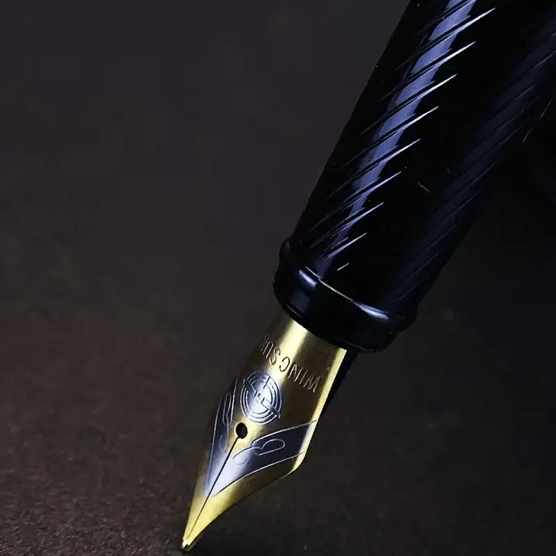 Extreme Night Red Titanium Fountain Pen, .5mm Nib