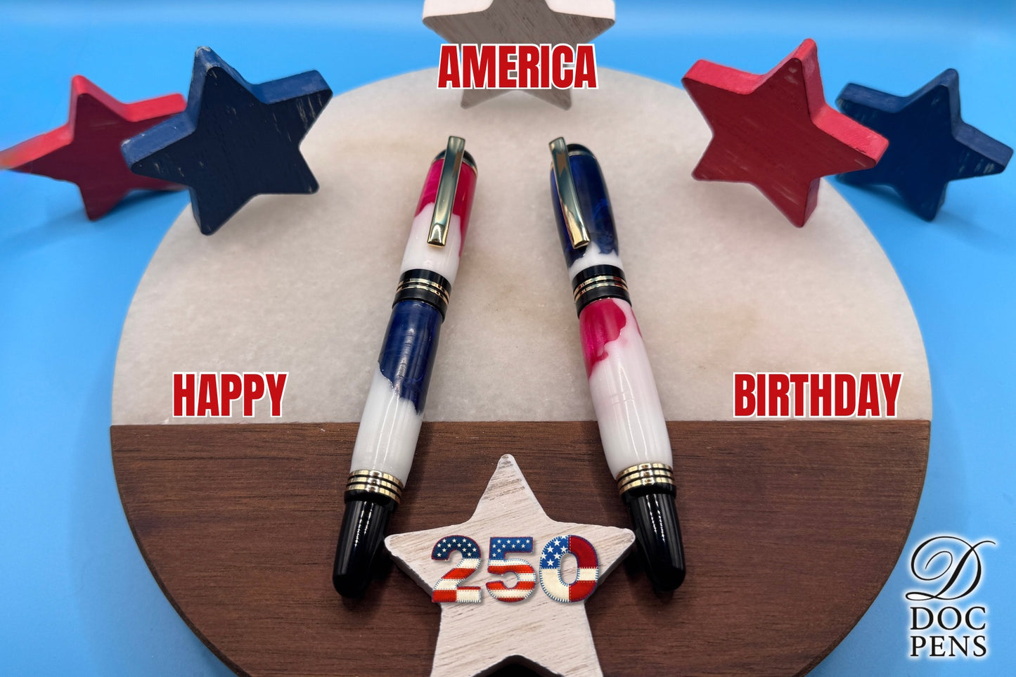 'Merica 250th Birthday Pen, made July 4, 2026