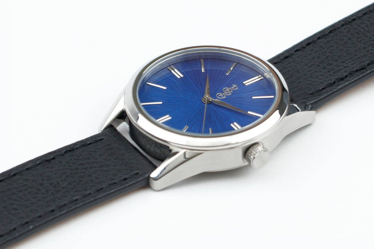 Blue Sunburst Watch  from the Beyond Boring Watch Company