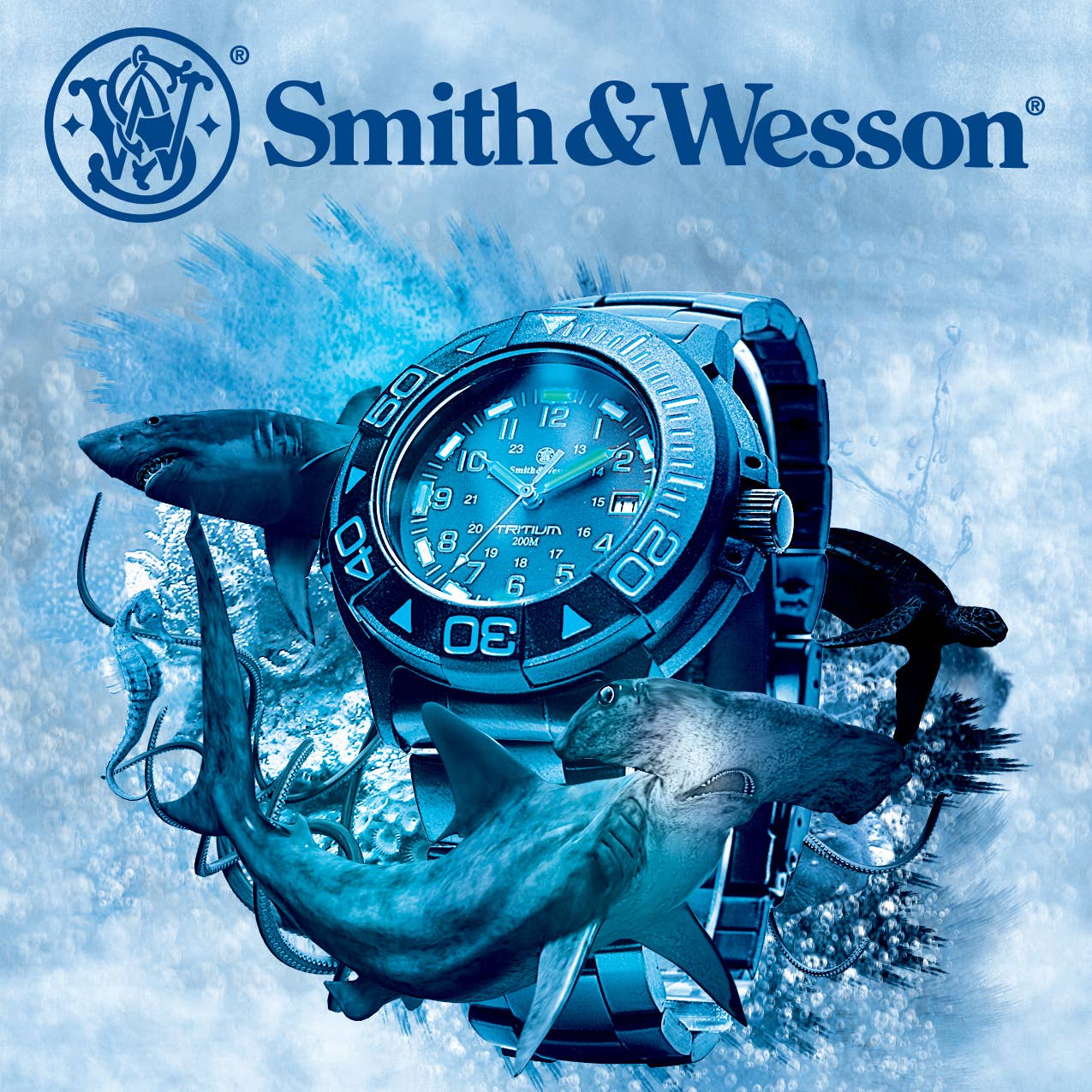 Smith & Wesson Diver Tritium Watch