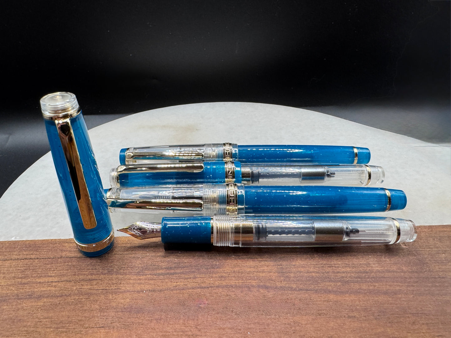 Jinhao 82 Blue/Demonstrator Fountain Pens