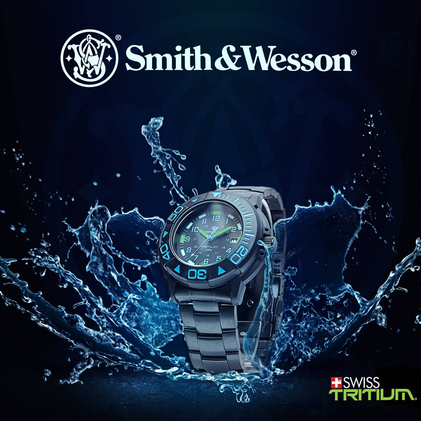 Smith & Wesson Diver Tritium Watch