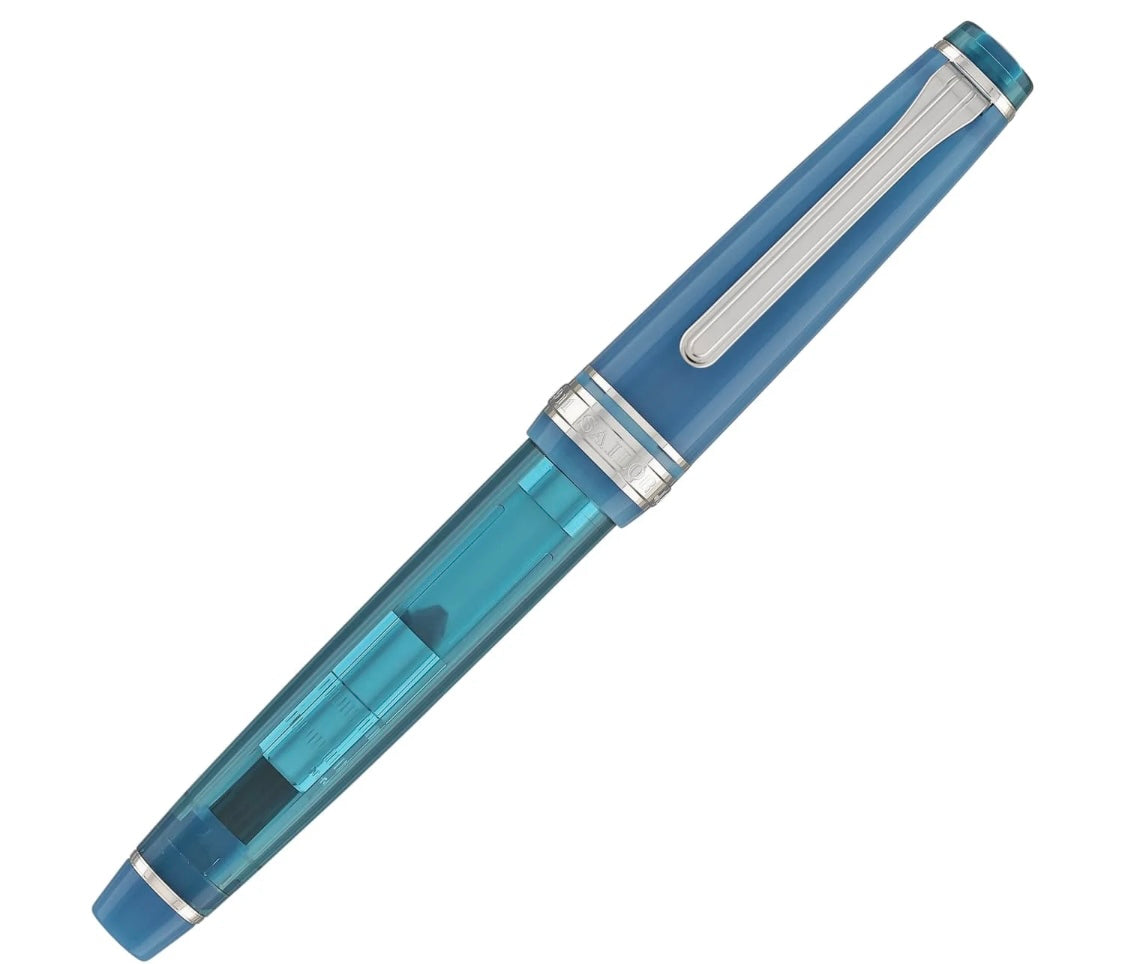 Sailor Pro Gear Slim Fountain Pen in Manyo #2 Series Violet (Blue / Wild Violet) - 14K Gold