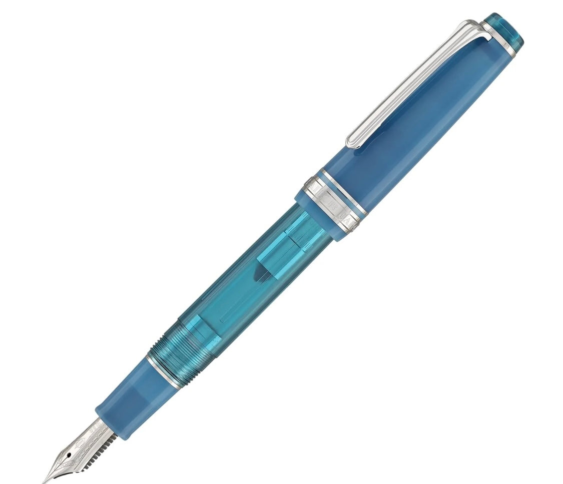 Sailor Pro Gear Slim Fountain Pen in Manyo #2 Series Violet (Blue / Wild Violet) - 14K Gold