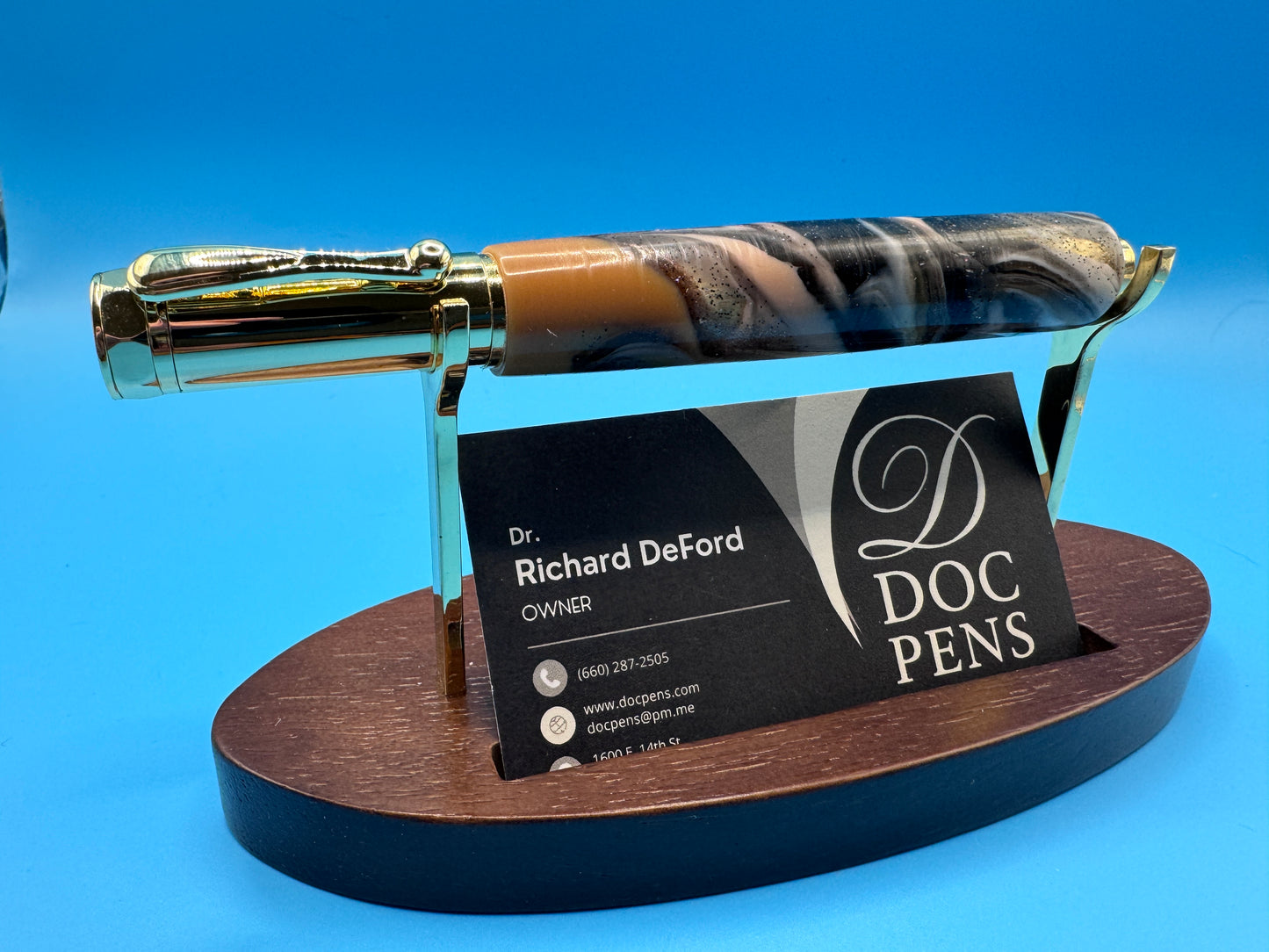 Hand-made Zen Pen from Doc Pens - Tan Marble
