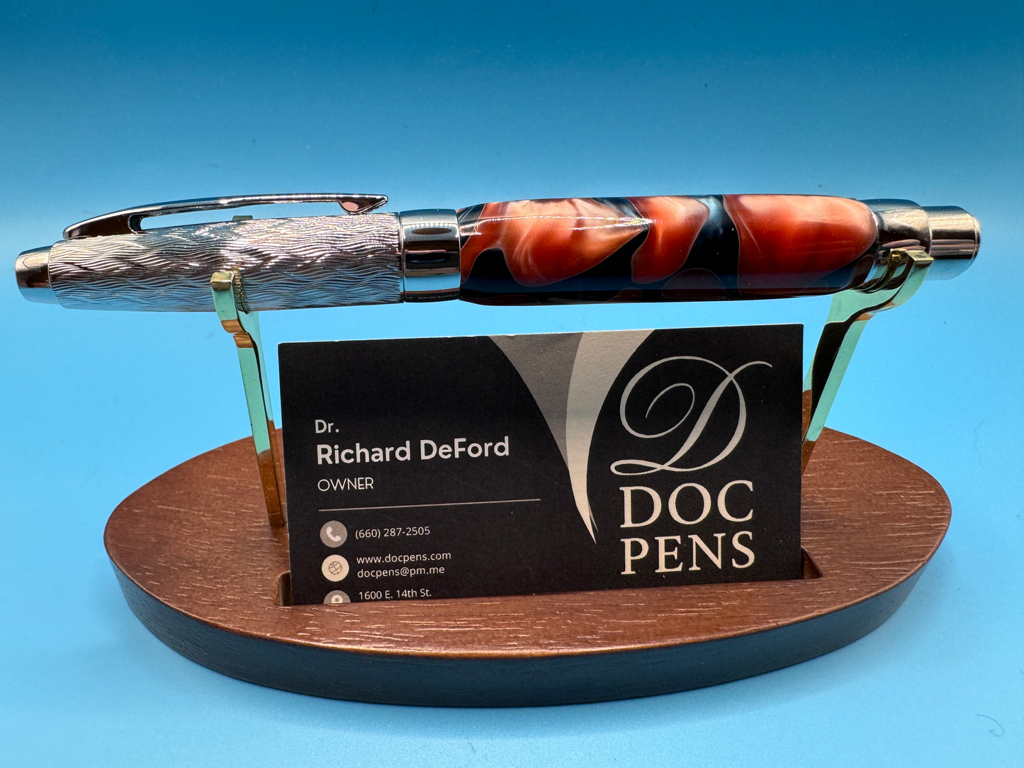 Hand-made Pressimo from Doc Pens - Brown/Black