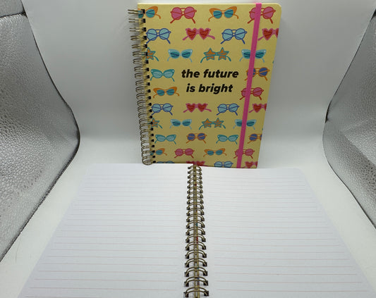 Future is Bright motivational notebook