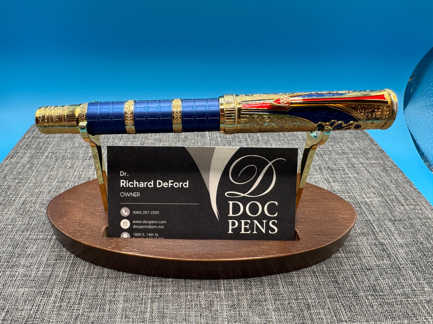 Hong Dian D5 Quin Dynasty, Blue, EF Nib
