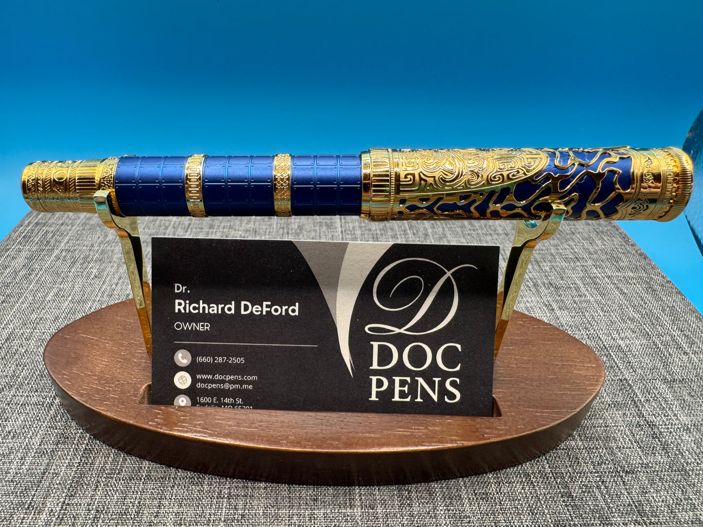 Hong Dian D5 Quin Dynasty, Blue, EF Nib