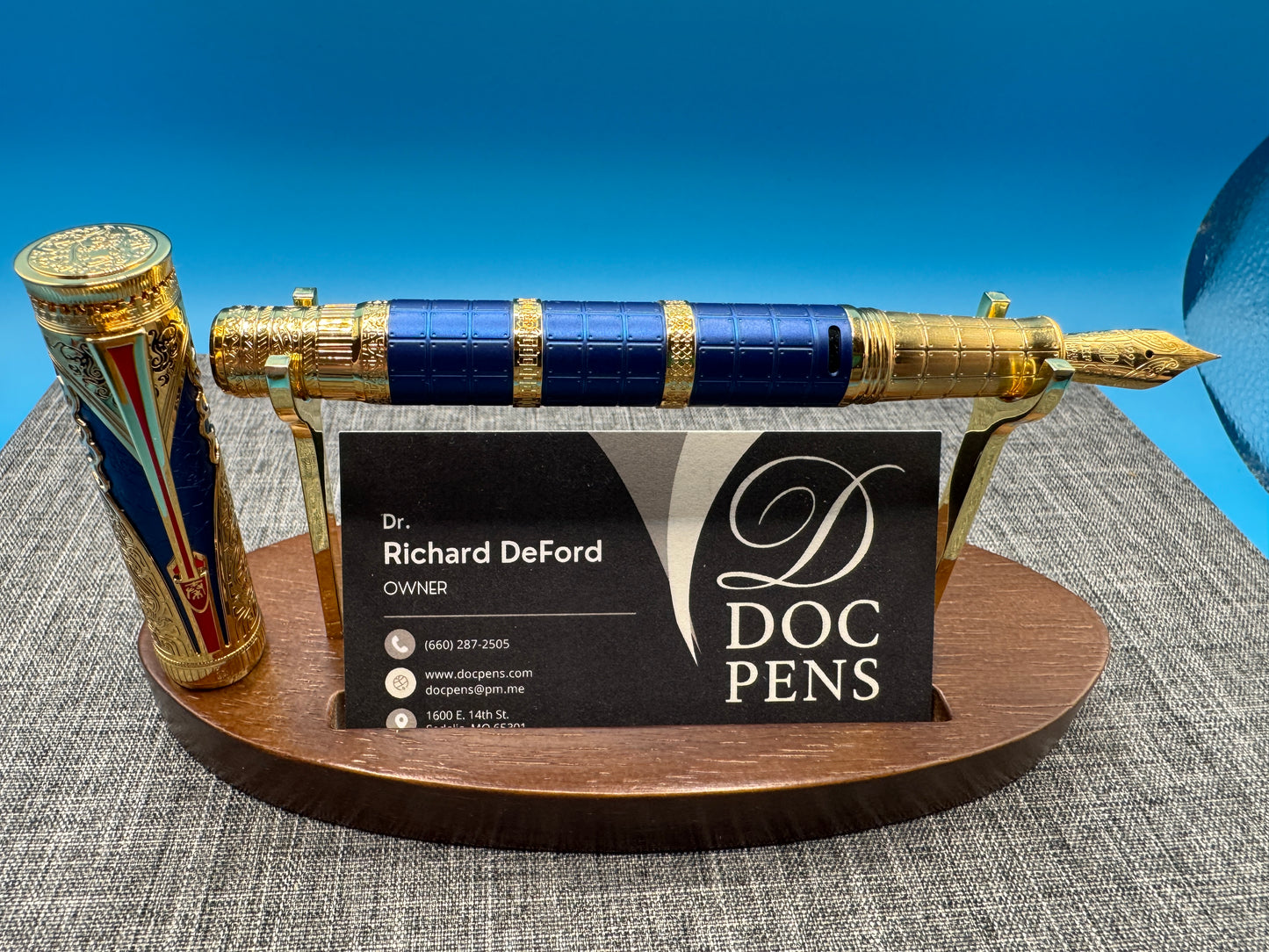 Hong Dian D5 Quin Dynasty, Blue, EF Nib