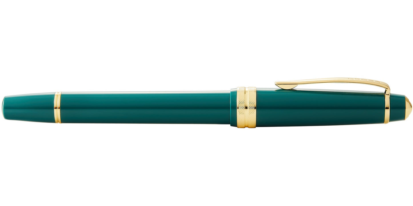Bailey Light™ Polished Green Resin and Gold Tone Fine Nib Fountain Pen