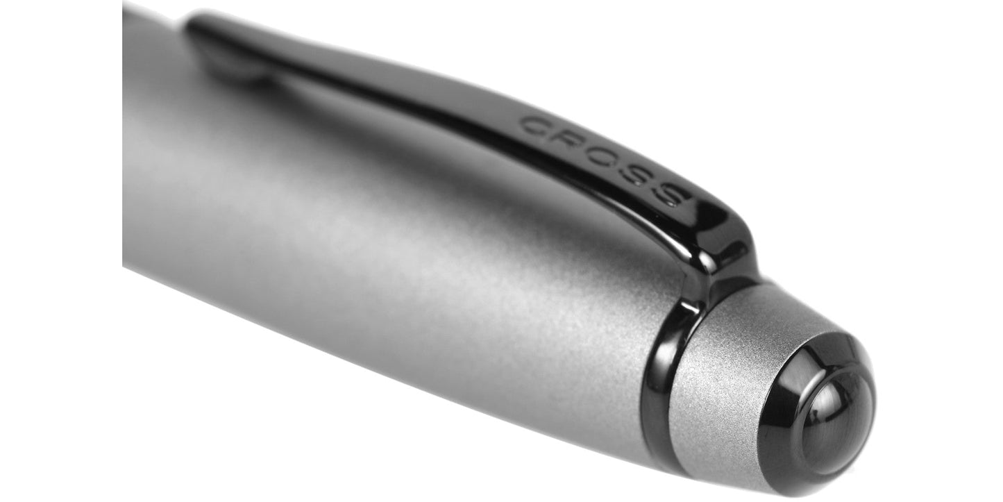 Bailey™ Matte Gray Lacquer Stainless Steel Extra-Fine Nib Fountain Pen