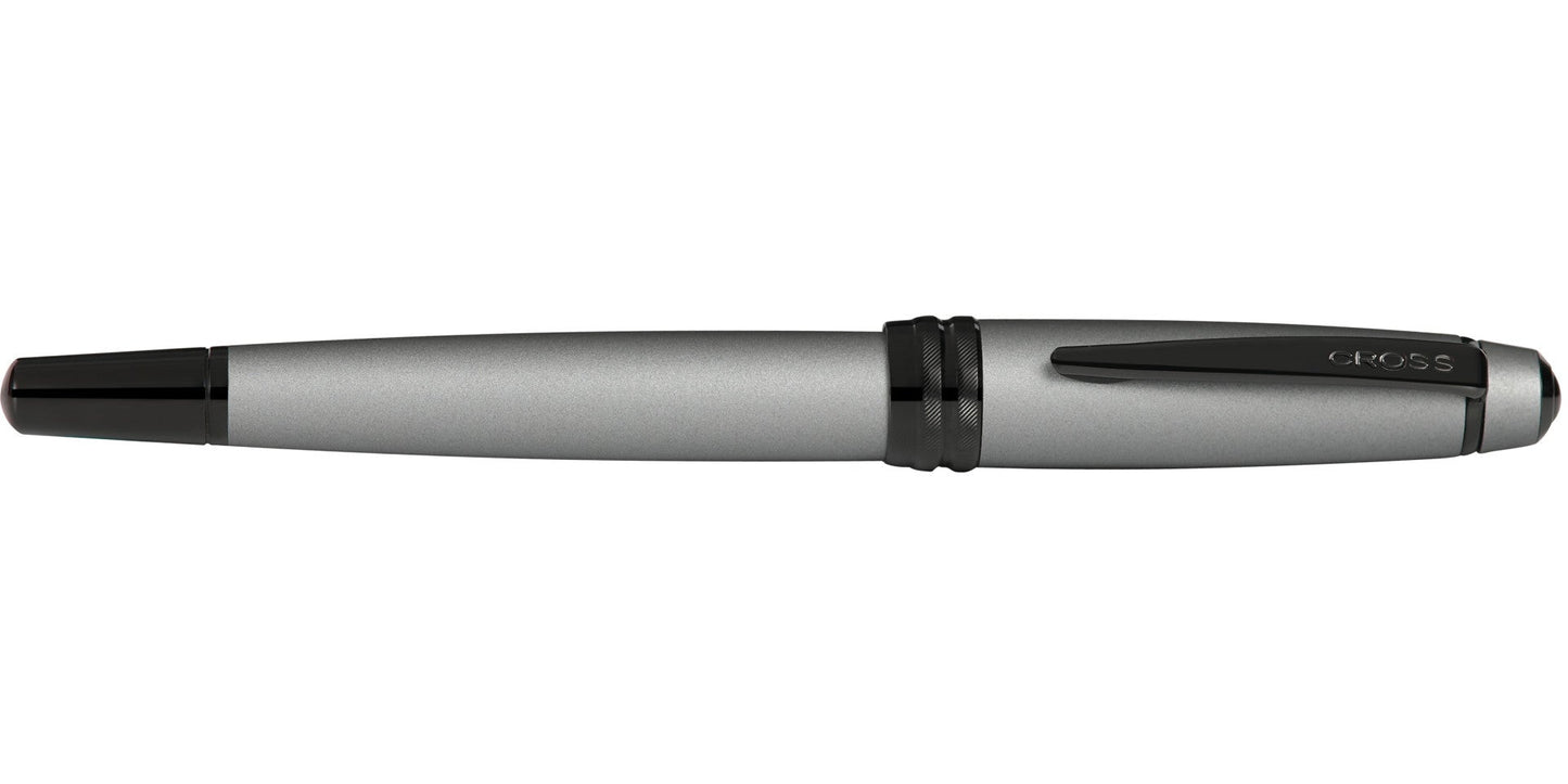 Bailey™ Matte Gray Lacquer Stainless Steel Medium Nib Fountain Pen
