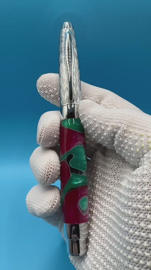 Hand-made Pressimo from Doc Pens - Garland and Ribbon