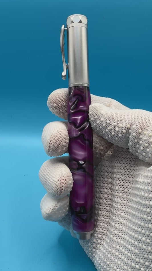 Hand-made Zen Pen from Doc Pens - Electric Purple